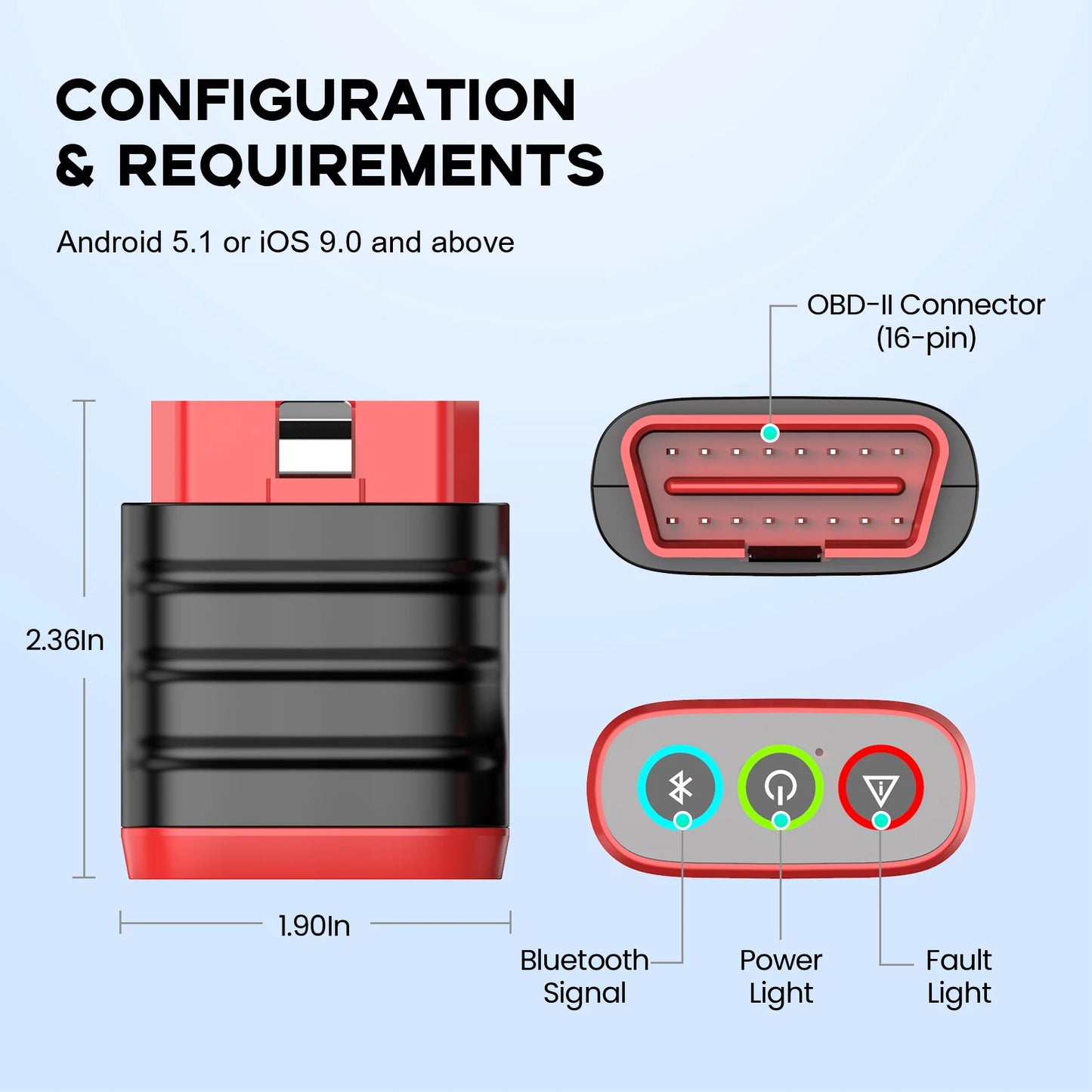 THINKCAR Thinkdiag MINI OBD2 scanner full system bluetooth  Automotive diagnostic tool OBD code reader scan Lifetime Free Update