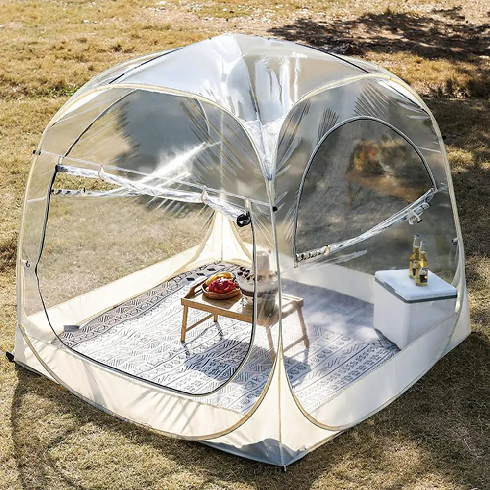 Transparent Tent Star Tent Outdoor Bubble House Camp Winter Warm Sun Room Restaurant Outdoor Camping Weatherproof Tent Supplies