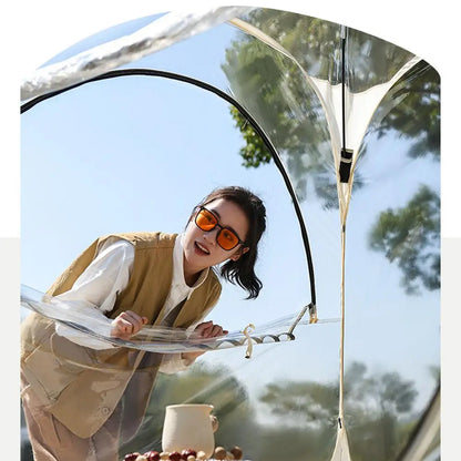 Transparent Tent Star Tent Outdoor Bubble House Camp Winter Warm Sun Room Restaurant Outdoor Camping Weatherproof Tent Supplies