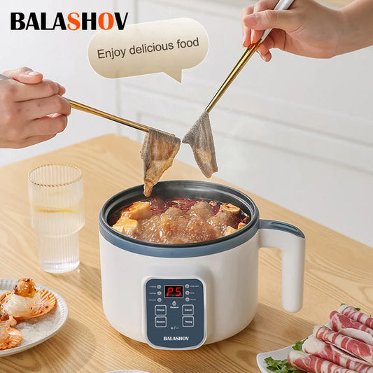 1.7L Electric Rice Cooker 1-2 People Household Non-stick Pan Single/Double Layer Hot Pot Cooking pot Electric Rice Cooker US110V