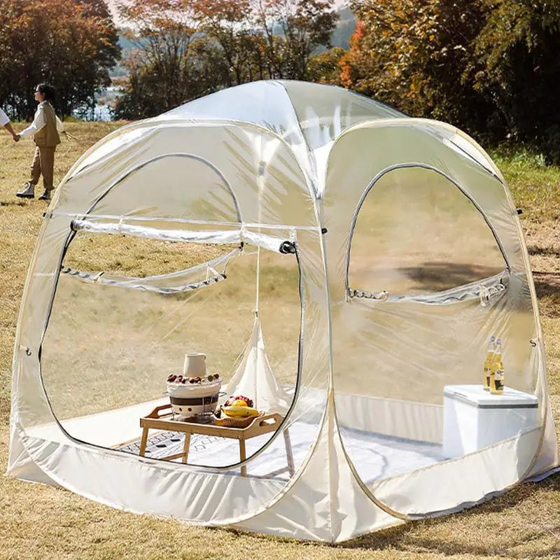 Transparent Tent Star Tent Outdoor Bubble House Camp Winter Warm Sun Room Restaurant Outdoor Camping Weatherproof Tent Supplies