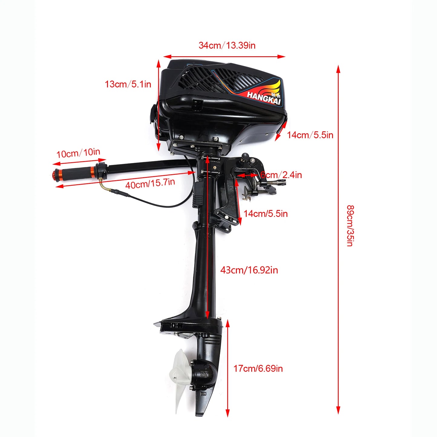 Outboard Motor Engine 3.6HP 2-Stroke