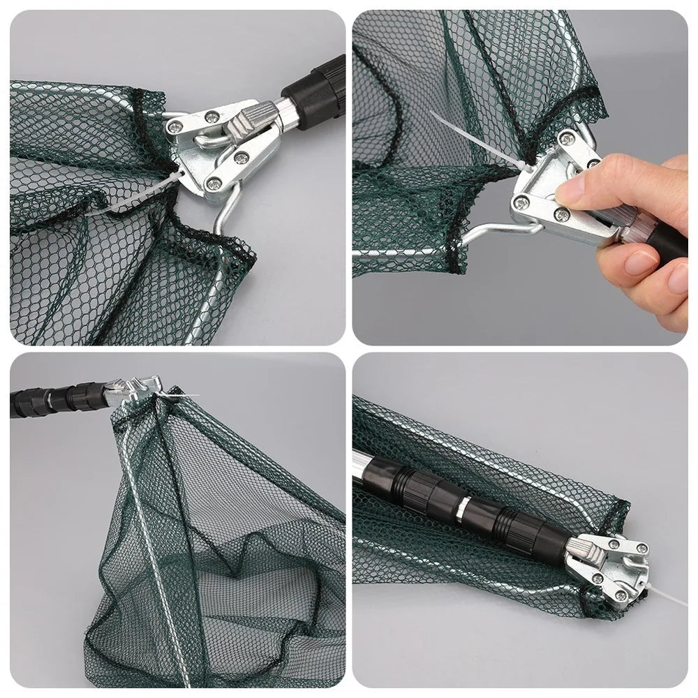 Telescopic Folding Fishing Landing Net