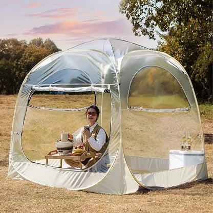 Transparent Tent Star Tent Outdoor Bubble House Camp Winter Warm Sun Room Restaurant Outdoor Camping Weatherproof Tent Supplies