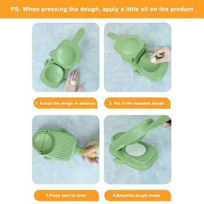 DIY Dumpling Wrapper Artifact Plastic Manual Wrapper Making Mold Dough Pressing Tool Baking Pastry Dumpling Maker Gadget