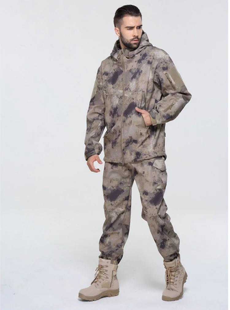 Oulylan Fleece Waterproof  Jacket Set