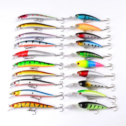 20Pcs Fishing Lure Tackle Kit