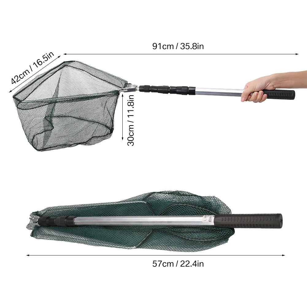 Telescopic Folding Fishing Landing Net