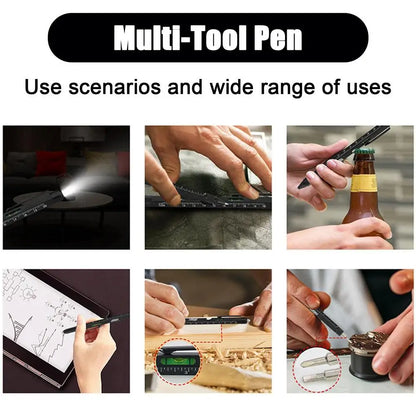 Multi Tool Pen 9 in 1 Stocking Stuffers Father's Day Gifts Multitool Pen Set Christmas Gifts for Men Dad Gifts Cool Gadgets