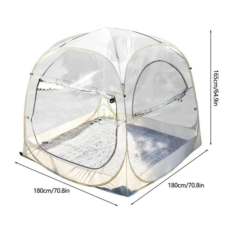 Transparent Tent Star Tent Outdoor Bubble House Camp Winter Warm Sun Room Restaurant Outdoor Camping Weatherproof Tent Supplies