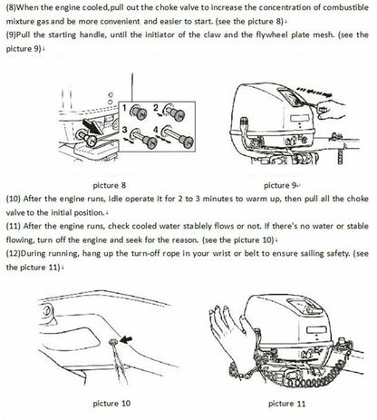 3.6HP 2 Stroke Heavy Duty Outboard Motor